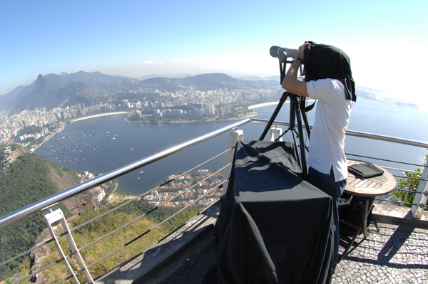Shooting from the Sugarloaf - left view